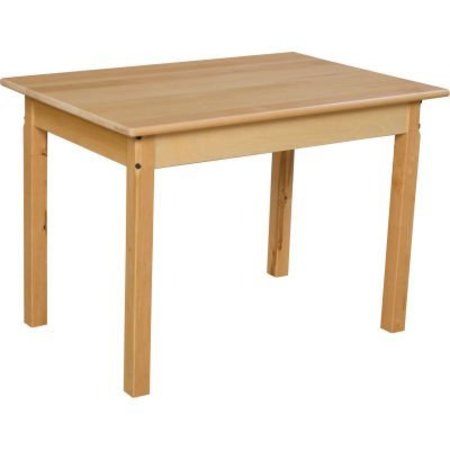 WOOD DESIGNS 24" x 36" Rectangle Table with 24" Legs WD82324